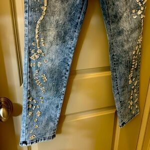 Embellished jeans